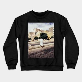 Old Man Crossing Street Crewneck Sweatshirt